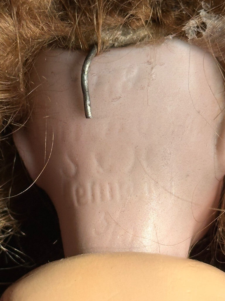 Antique German Miniature 8" Simon Halbig Bisque Head Square Teeth Doll