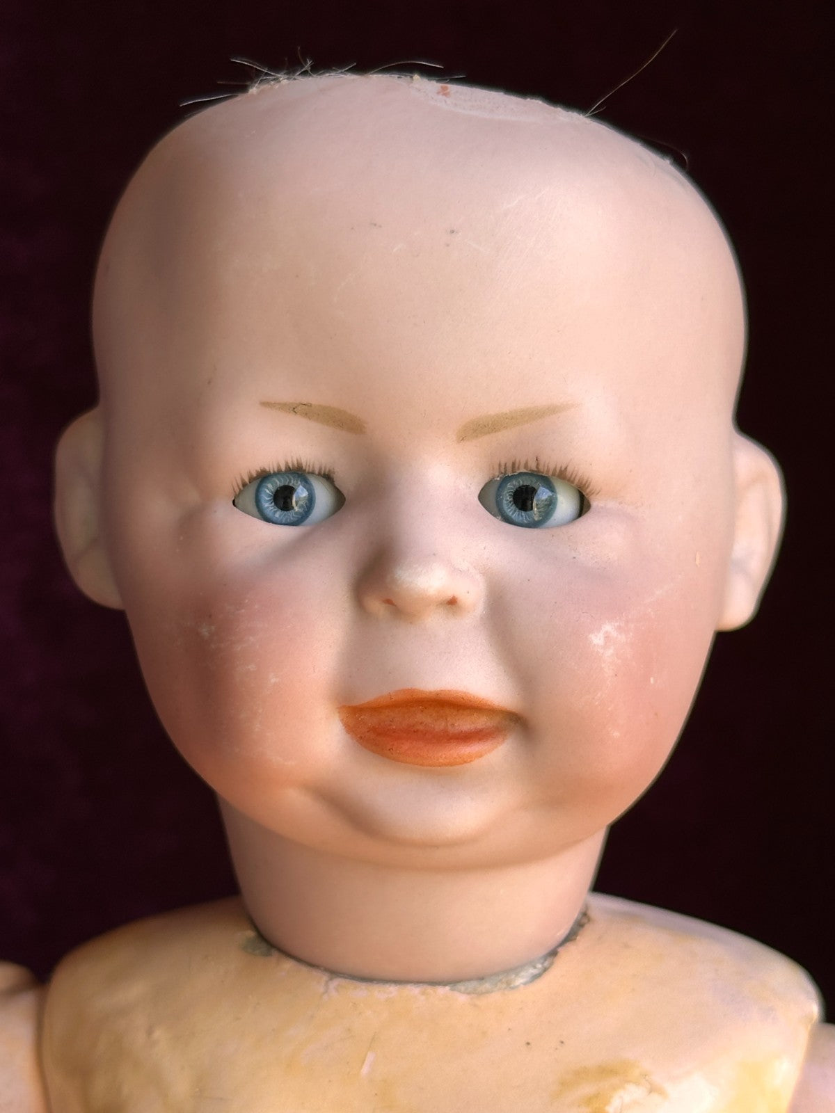 Antique German 15.5” Simon Halbig 1428 Bisque Head Toddler Character Doll
