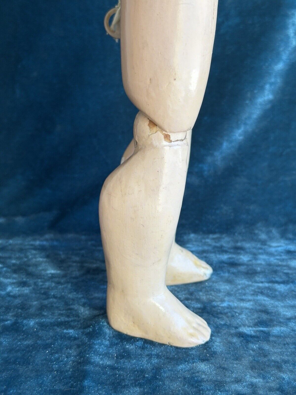 Antique German 22” Adolf Wislizenus Special Bisque Head Doll Walker Body