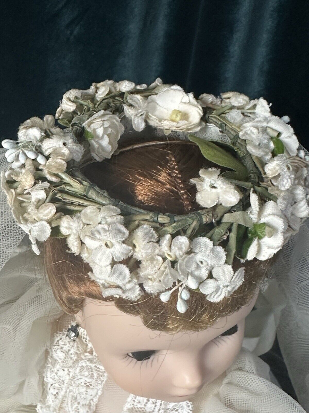 Vintage 1950’s Madame Alexander 16” Doll Elise Original Tagged Bride Outfit