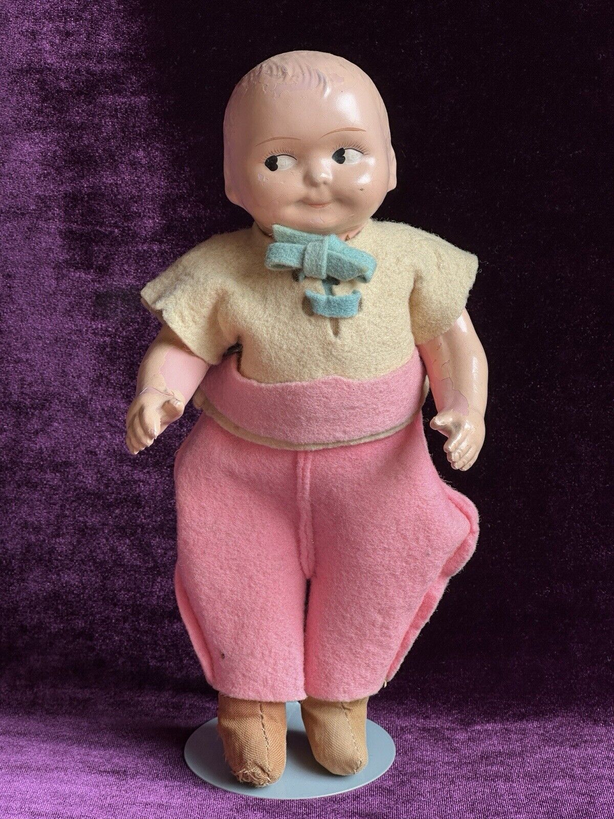 Antique Averill 10” Composition Cloth Dutch Boy Doll