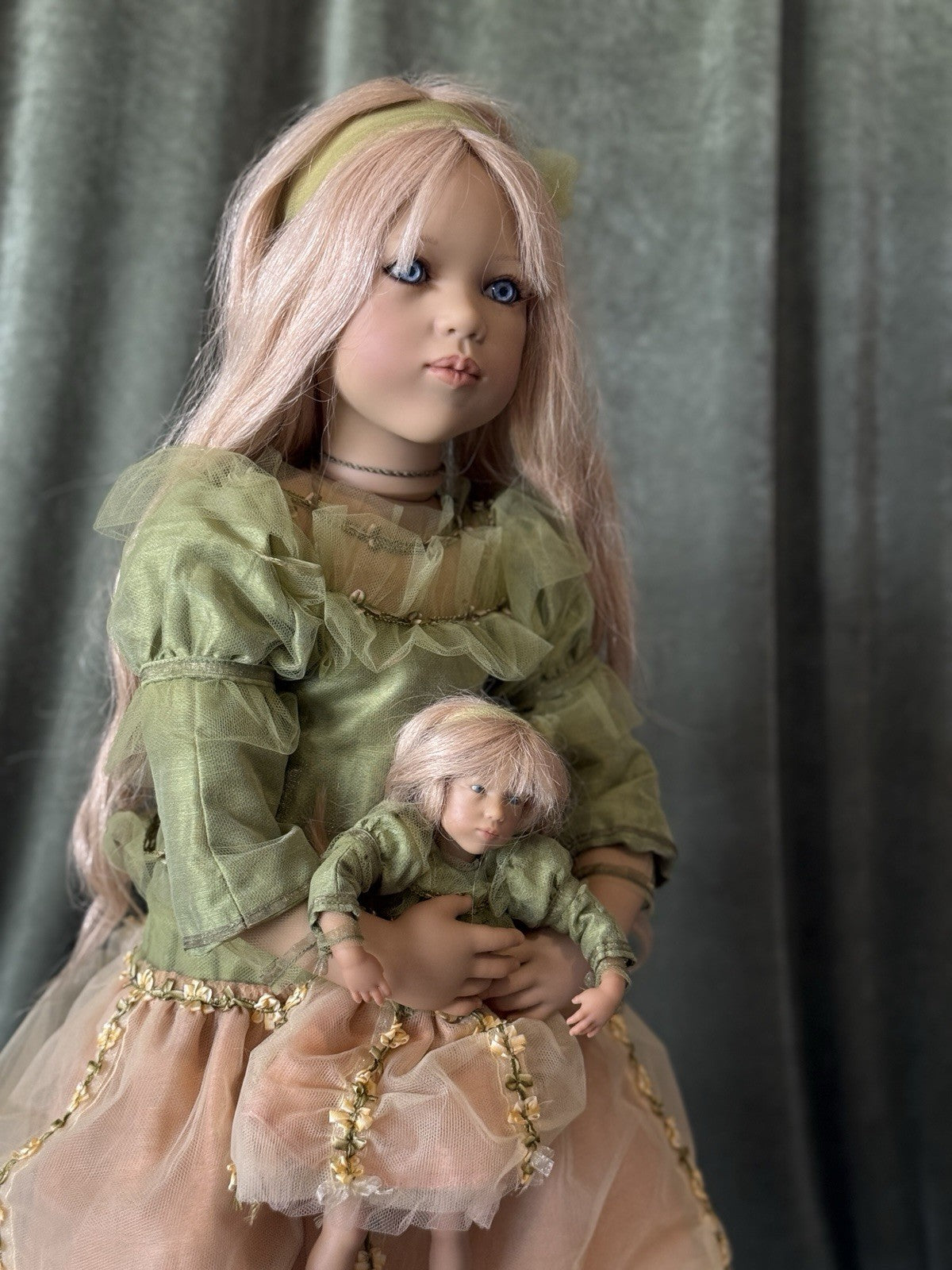 Vinyl Annette Himstedt Himmelschusselchen 2001 Club Member Collector 31” Doll