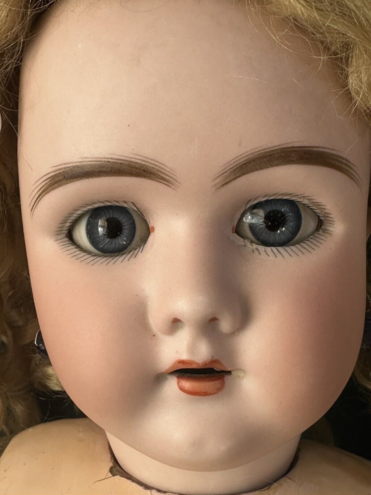 Antique German Heinrich Handwerck Mold Dep 109 Bisque Head 23” Doll