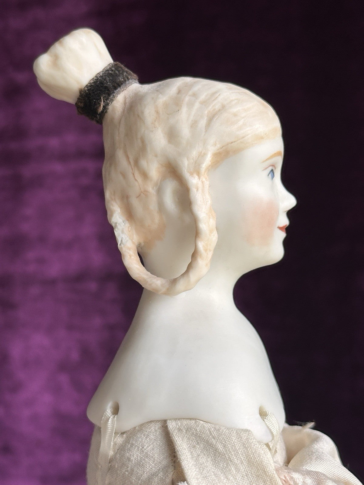 Vintage Porcelain 15” Parian Style Victorian Doll