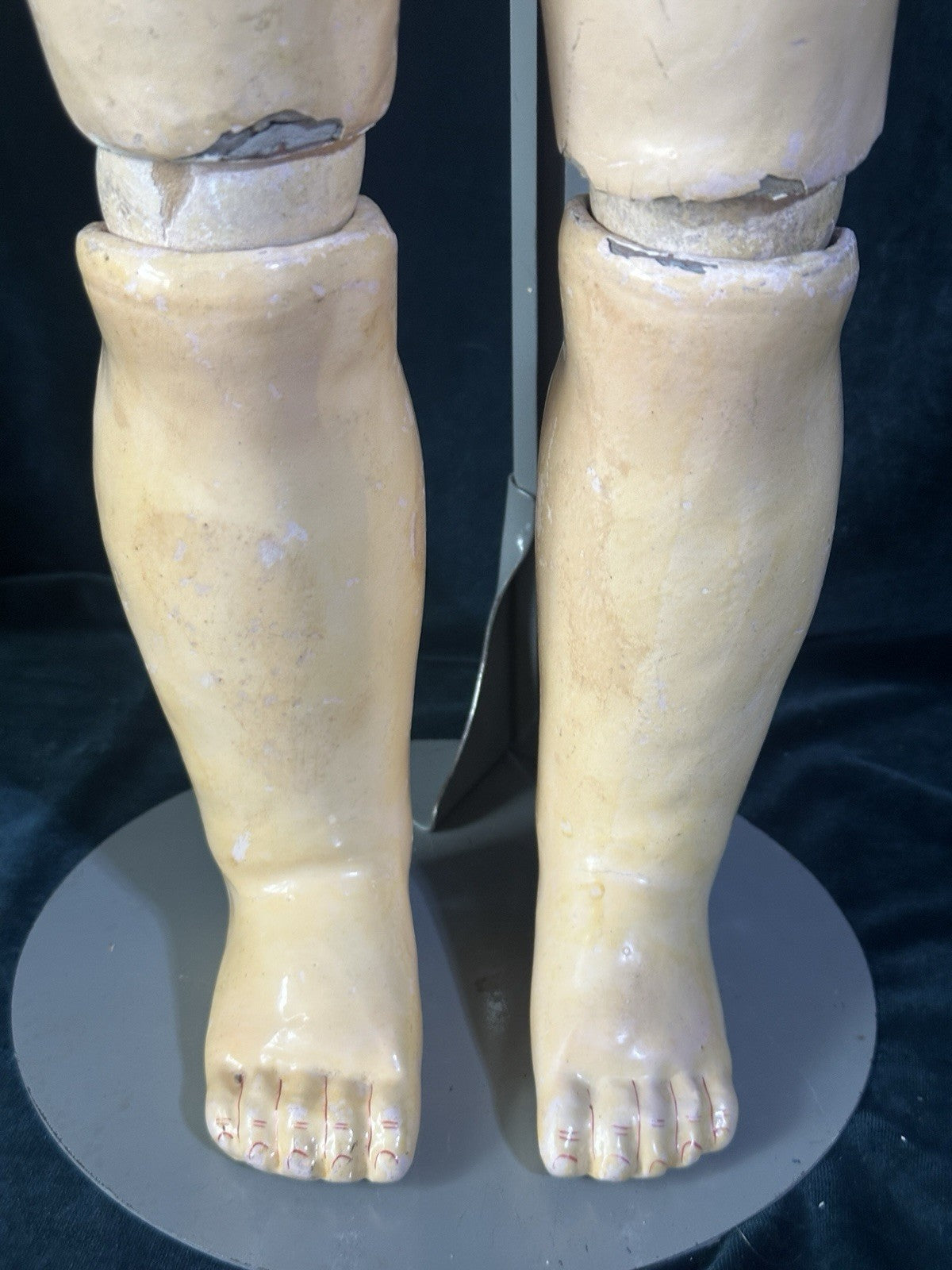 Large Antique German 32" Simon Halbig 1079 Dep Bisque Head Doll