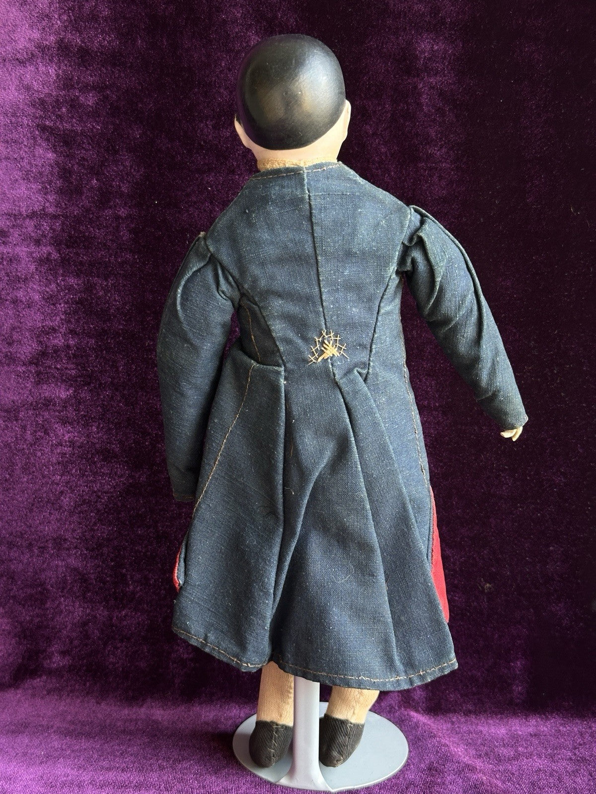 Rare Antique French or German 11” Parian Type Bisque Shoulder Head Boy Doll