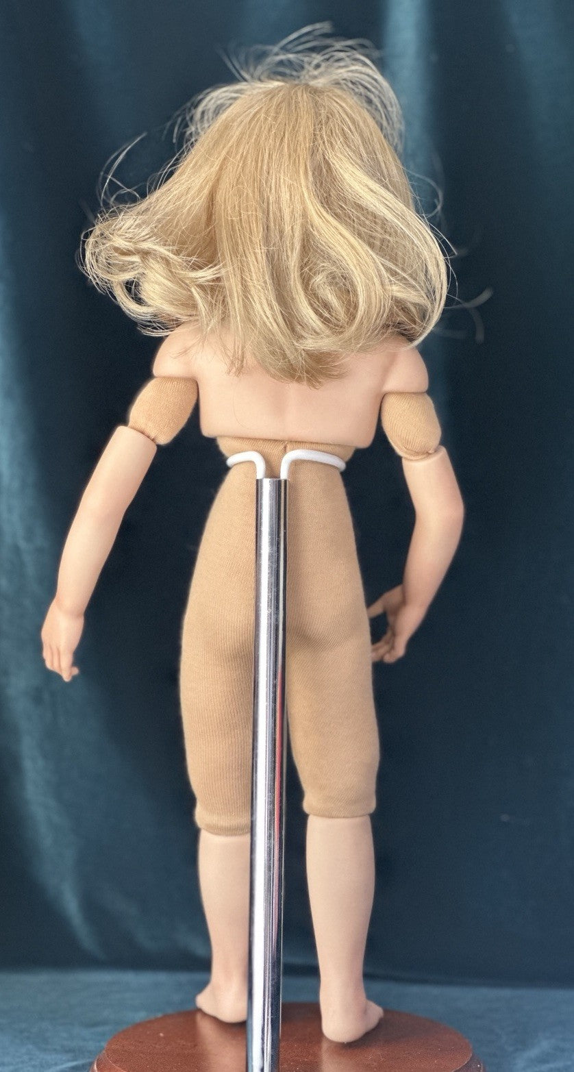 Collectible Artist 18” Porcelain Doll LE 30 With Teddy Bear