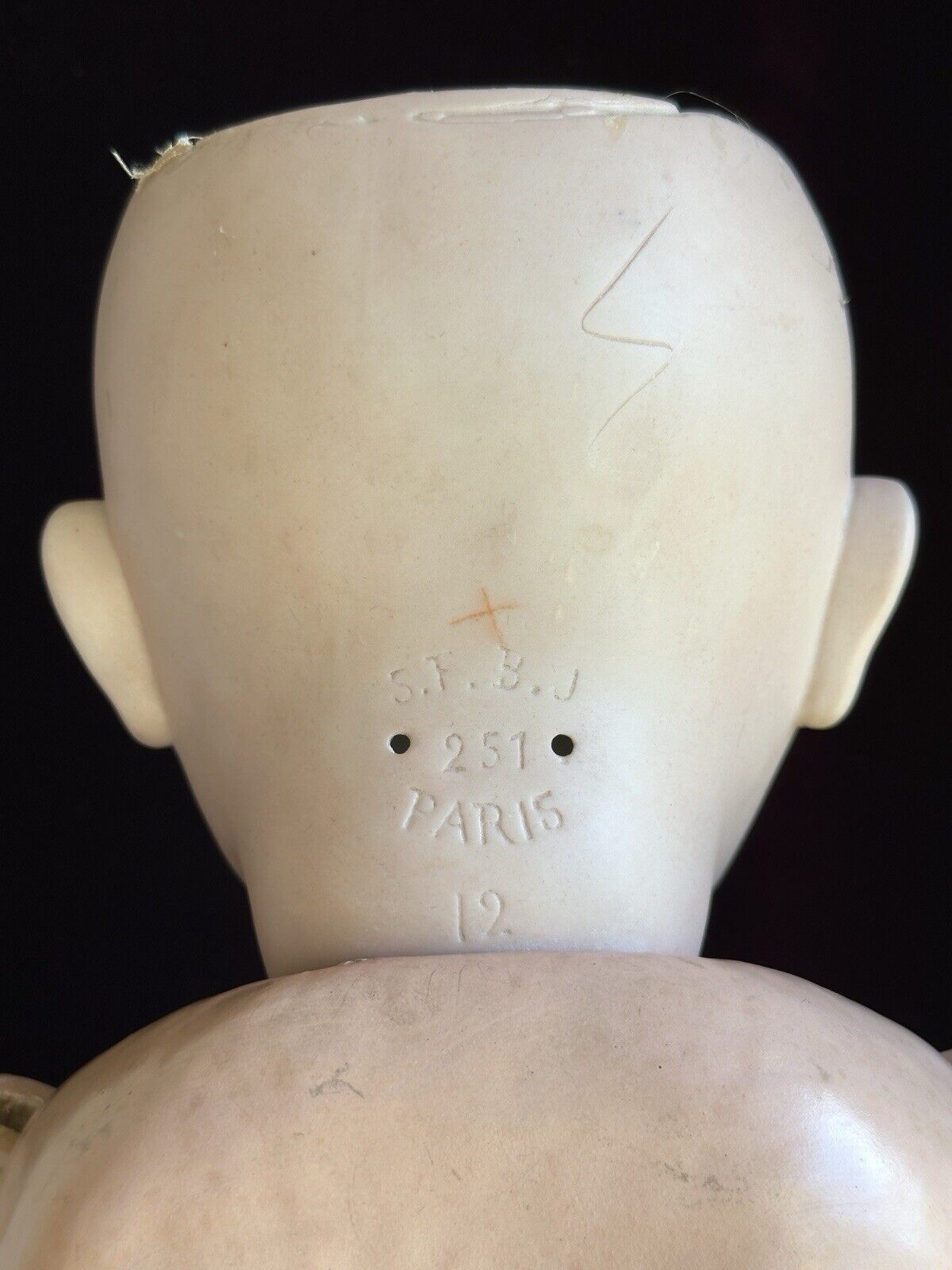 Lifesize Antique French 27” SFBJ 251 Toddler Character Doll
