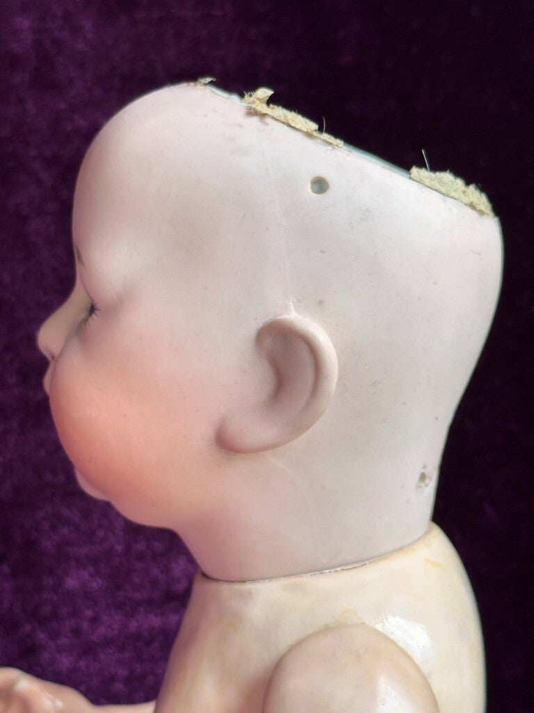 Antique Japanese 12.5” Morimura Brothers Asian Baby Doll with Original Outfit
