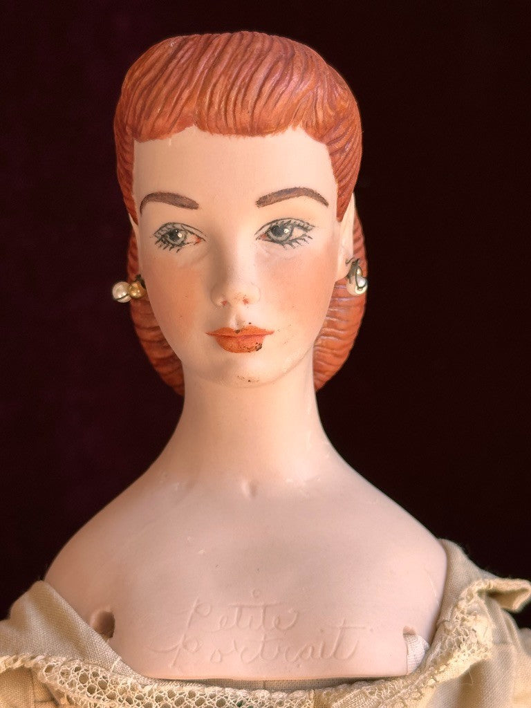 Vintage 1969 Original Artist Mold 14" Porcelain Cloth Doll