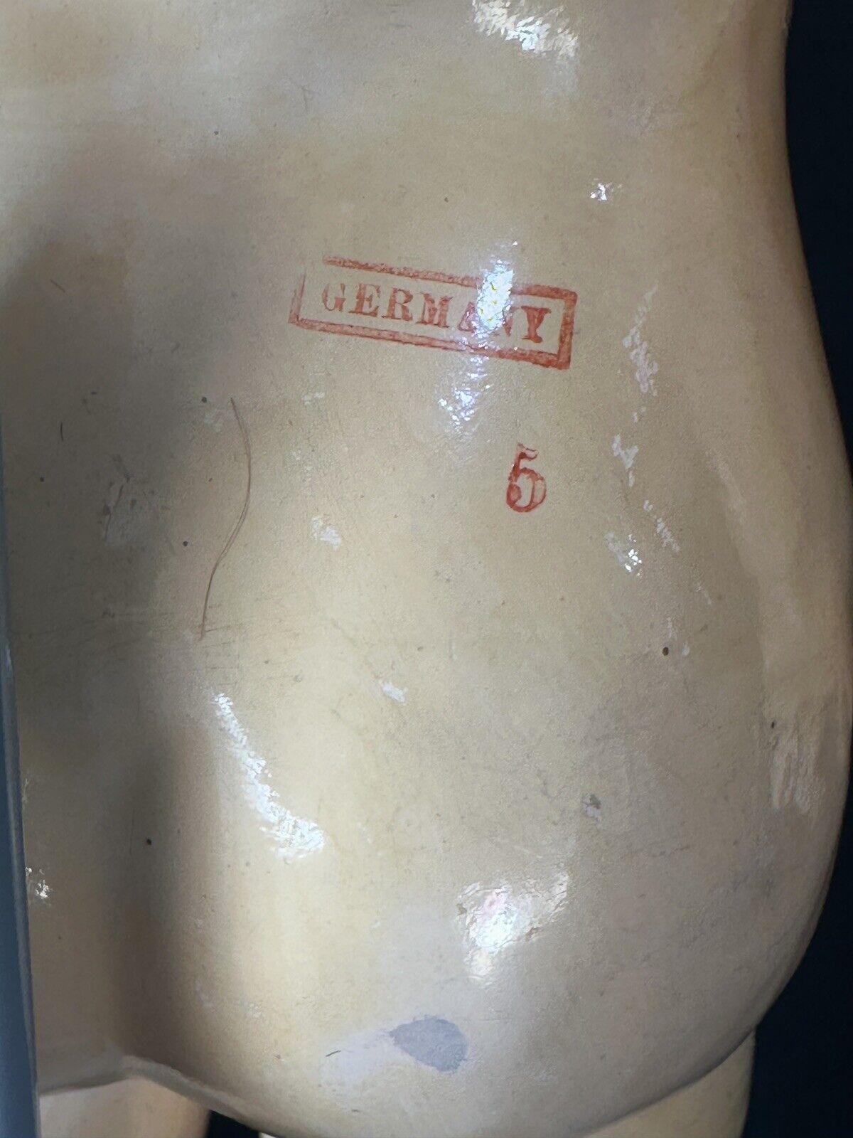 Antique German Kestner Mold 171 24” Doll Bisque Head Composition Body