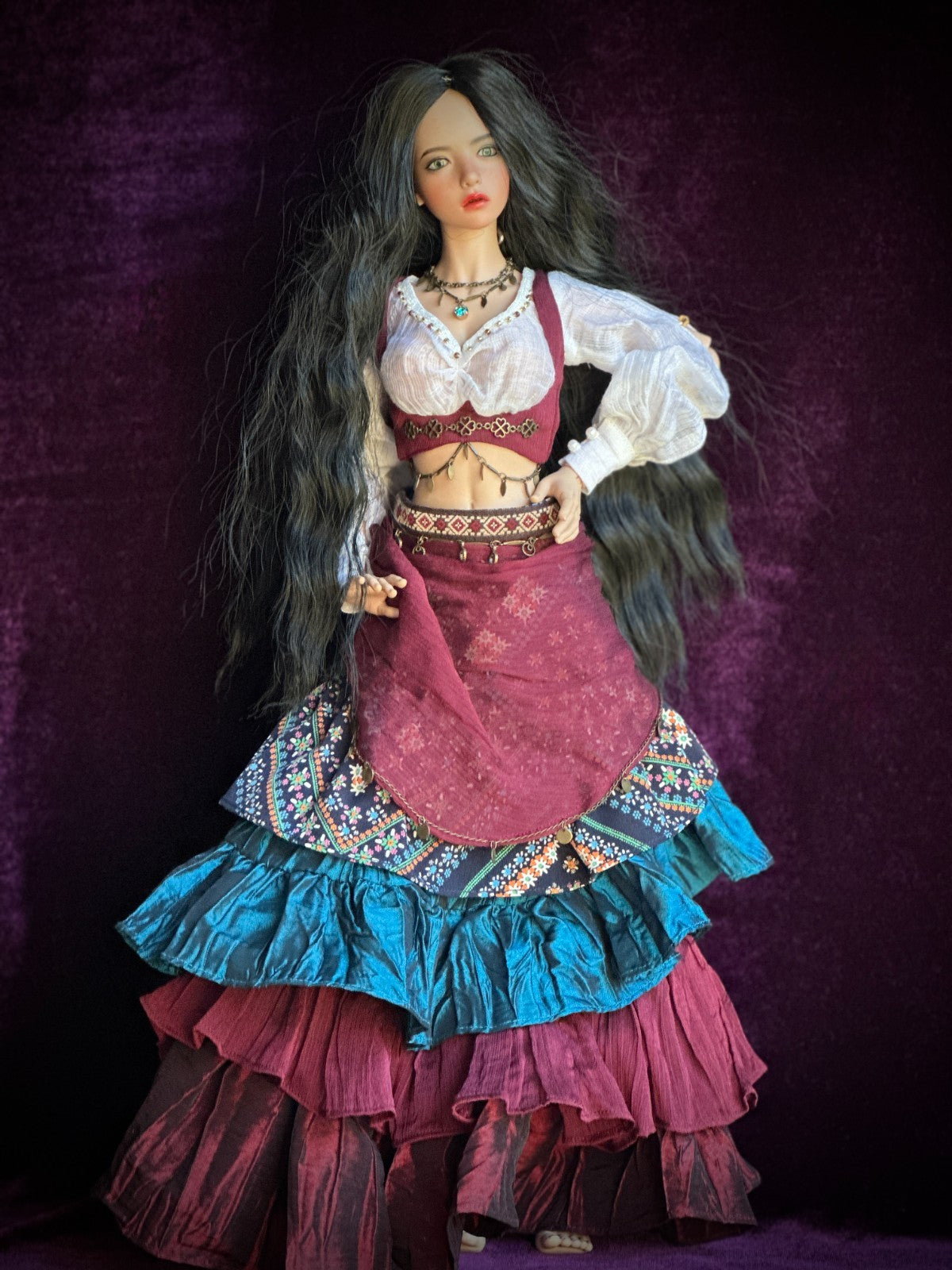 Iple House 18” Female Soo BJD 1/4 Resin Fashion Doll Face-Up Wig Dressed Box COA