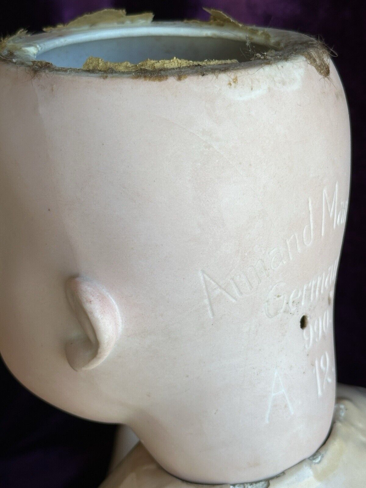 Large Antique German 23” Armand Marseille 990 Bisque Head Baby Doll