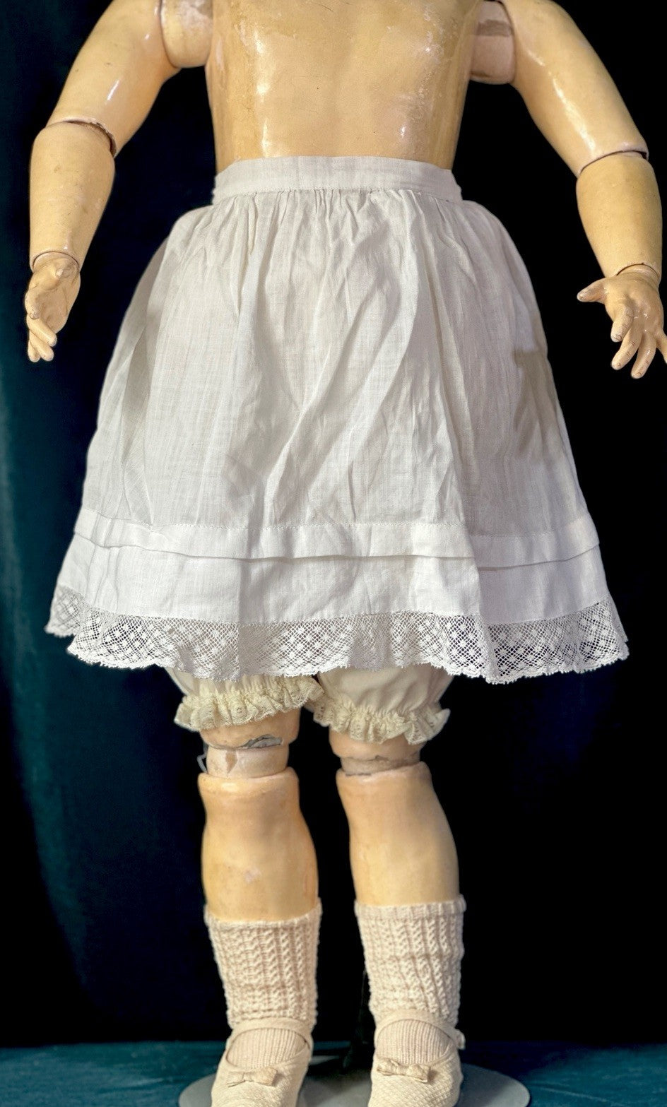 Large Antique German 32" Simon Halbig 1079 Dep Bisque Head Doll