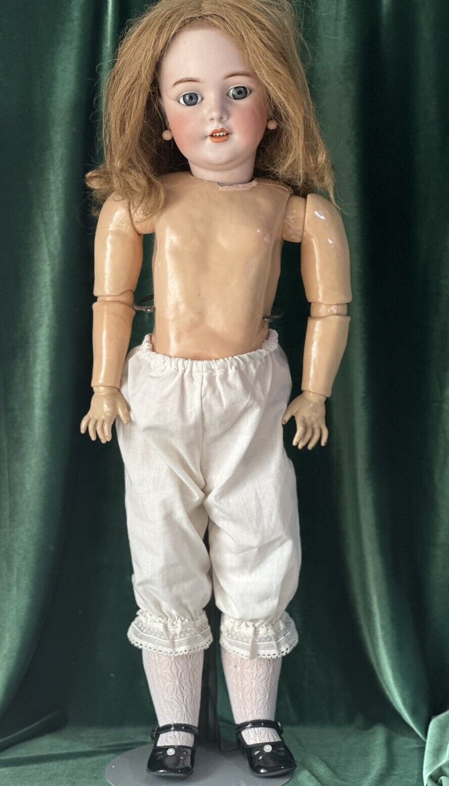 Rare Mold 1269 Dept by Simon Halbig Antique German 31” Doll Bisque Head