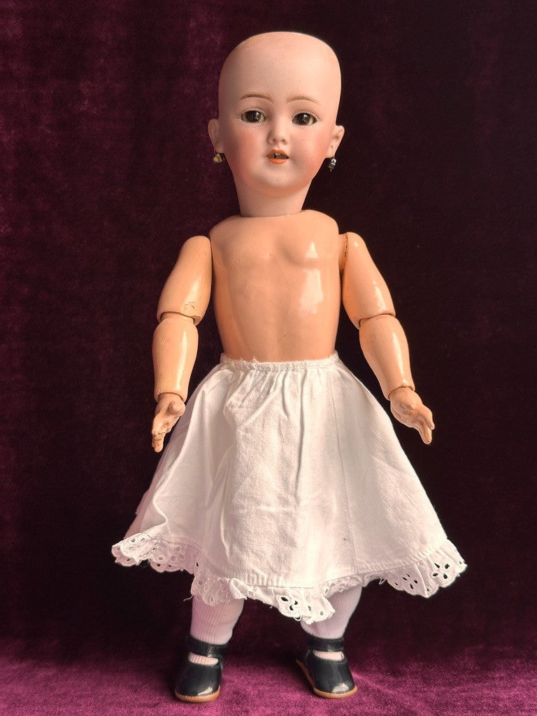 Antique German 14” Simon Halbig 1249 SANTA Bisque Head Doll