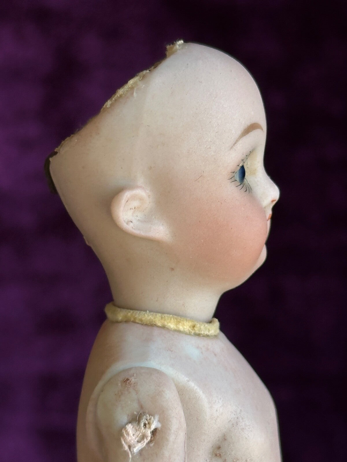 Antique German 5.375” Simon Halbig 890 All Bisque Mignonette Doll
