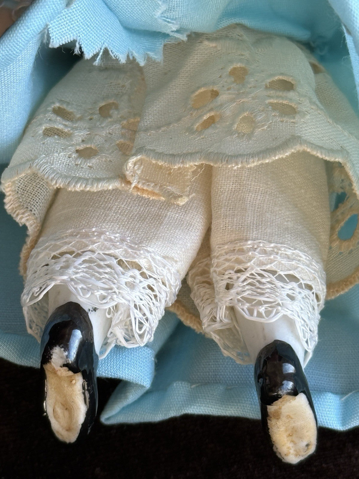 Antique German 4.5” Kestner All Bisque Mignonette Dollhouse Doll
