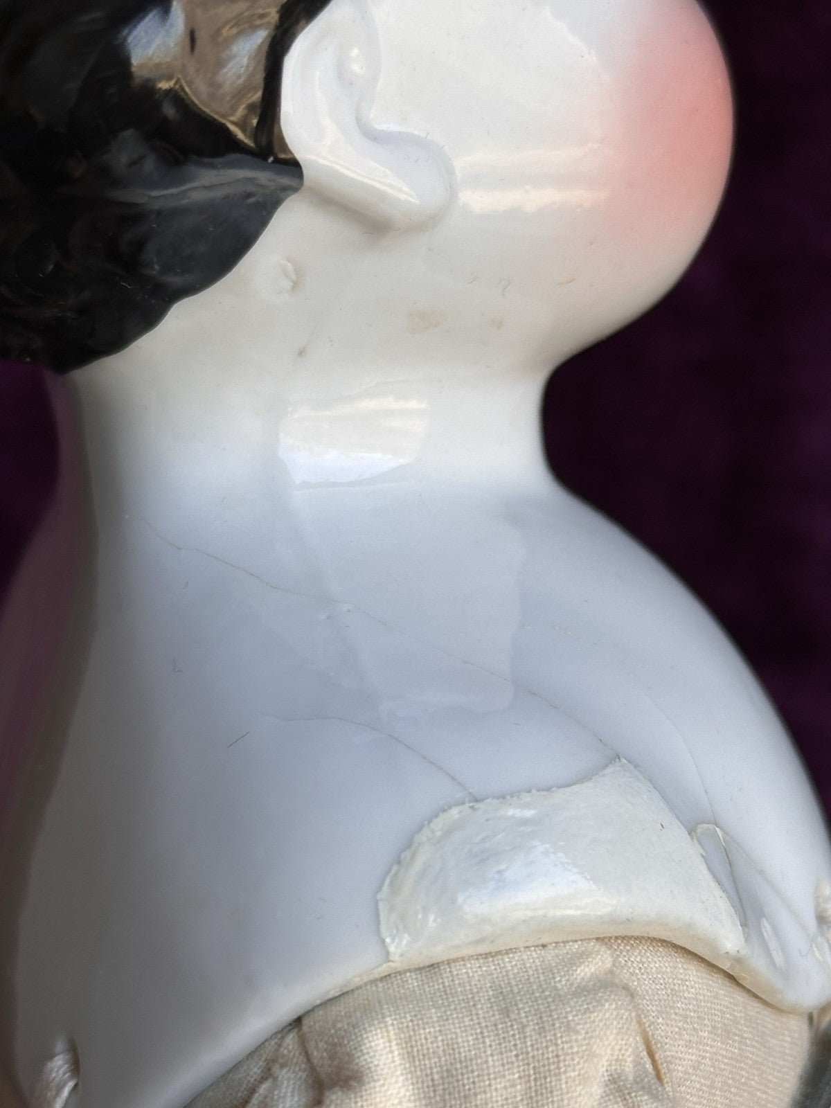 Rare Antique German Alt, Beck & Gottschalck 1214 China Shoulder Head Boy Doll