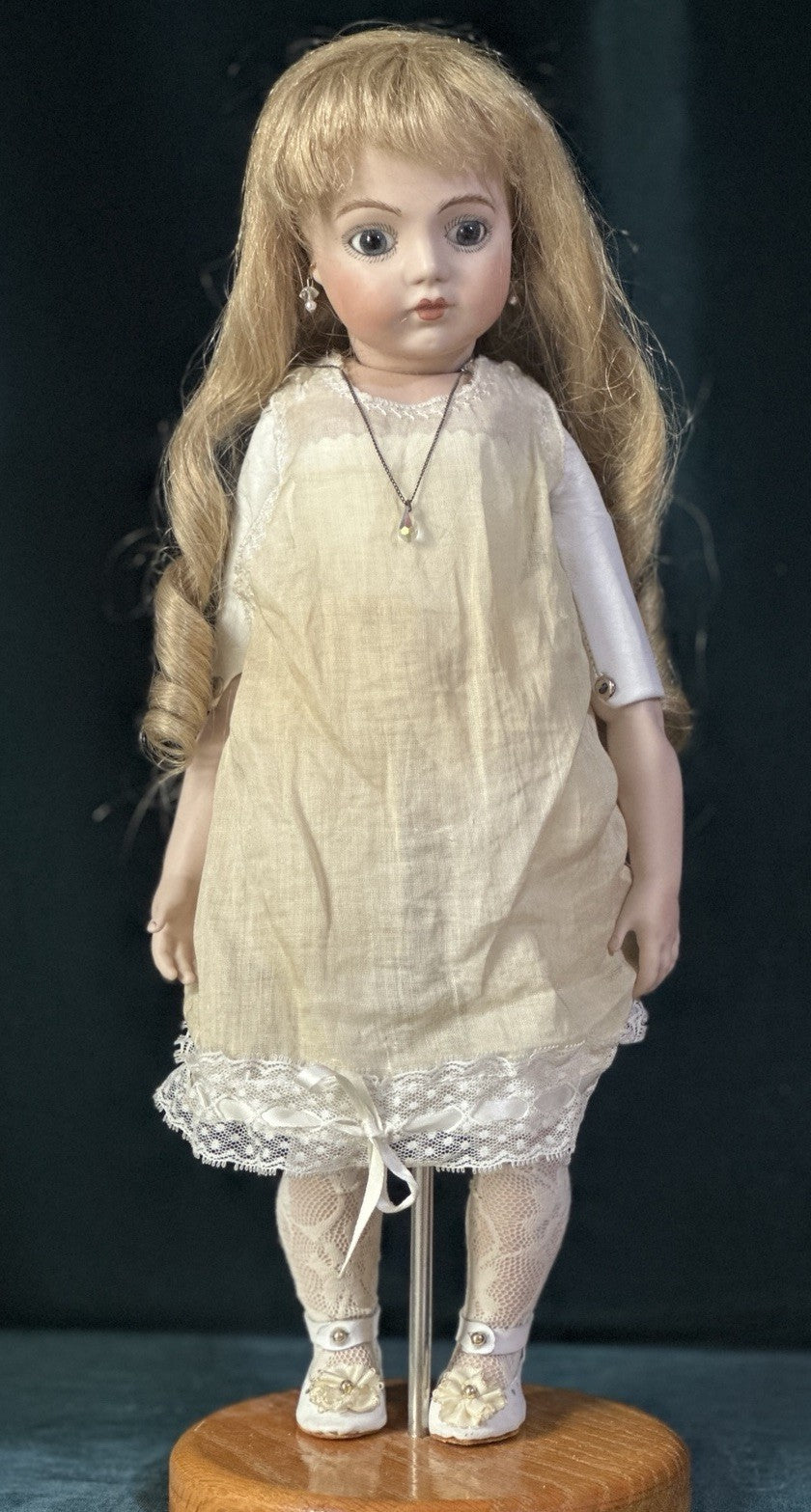 Vintage Reproduction of Antique French Bru Jne 15” Doll Porcelain Head