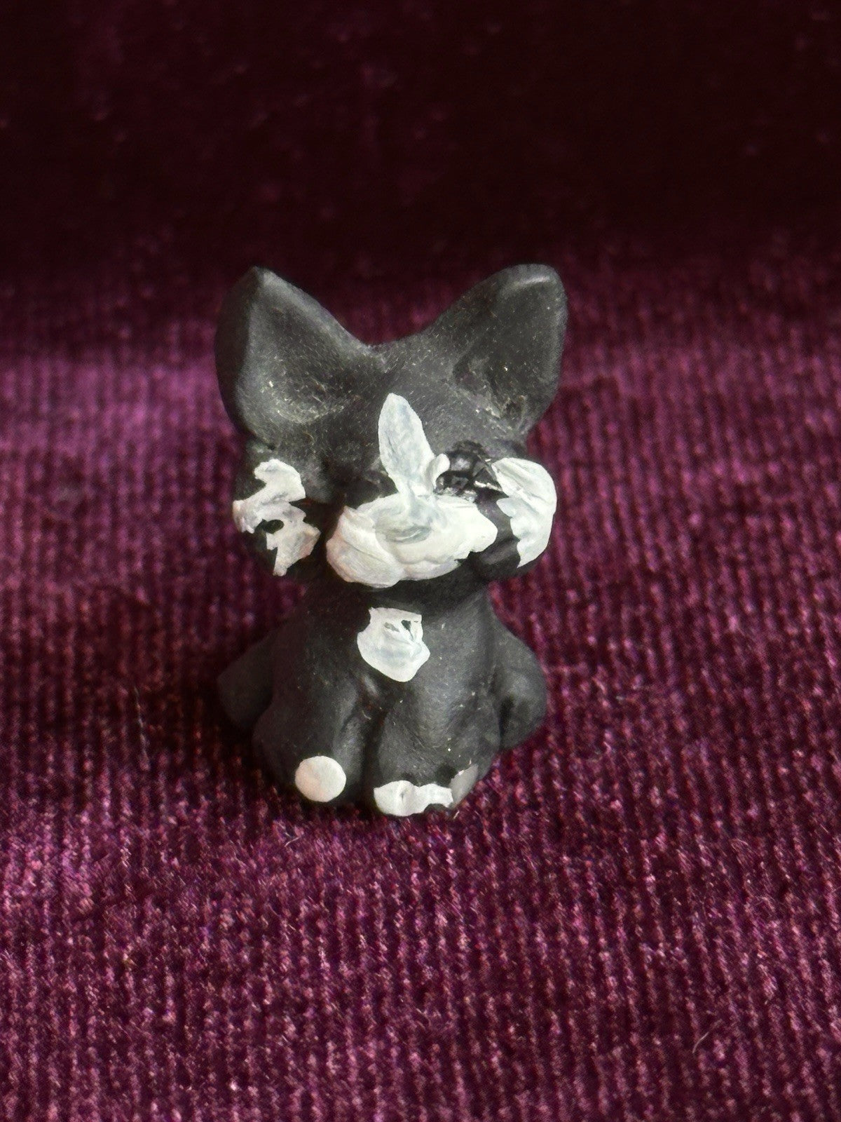 OOAK Miniature 2.75” Handmade Elizabeth Cooper Polymer Clay Girl Doll