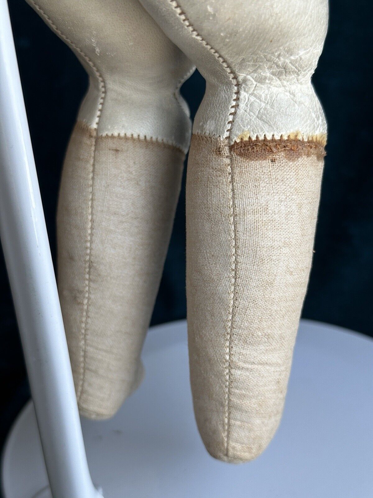 Antique German 17” Kestner Alphabet Series H Bisque Shoulder Head Doll