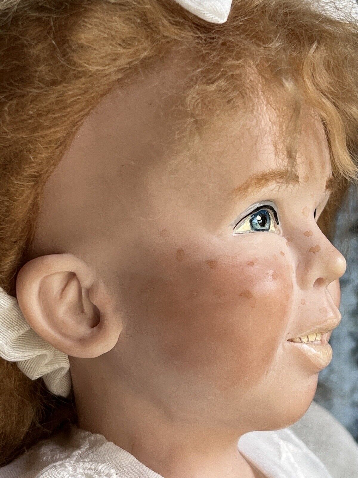 Collectible 23” OOAK Sculptured Artist Polymer Clay Doll by Ronna Morse