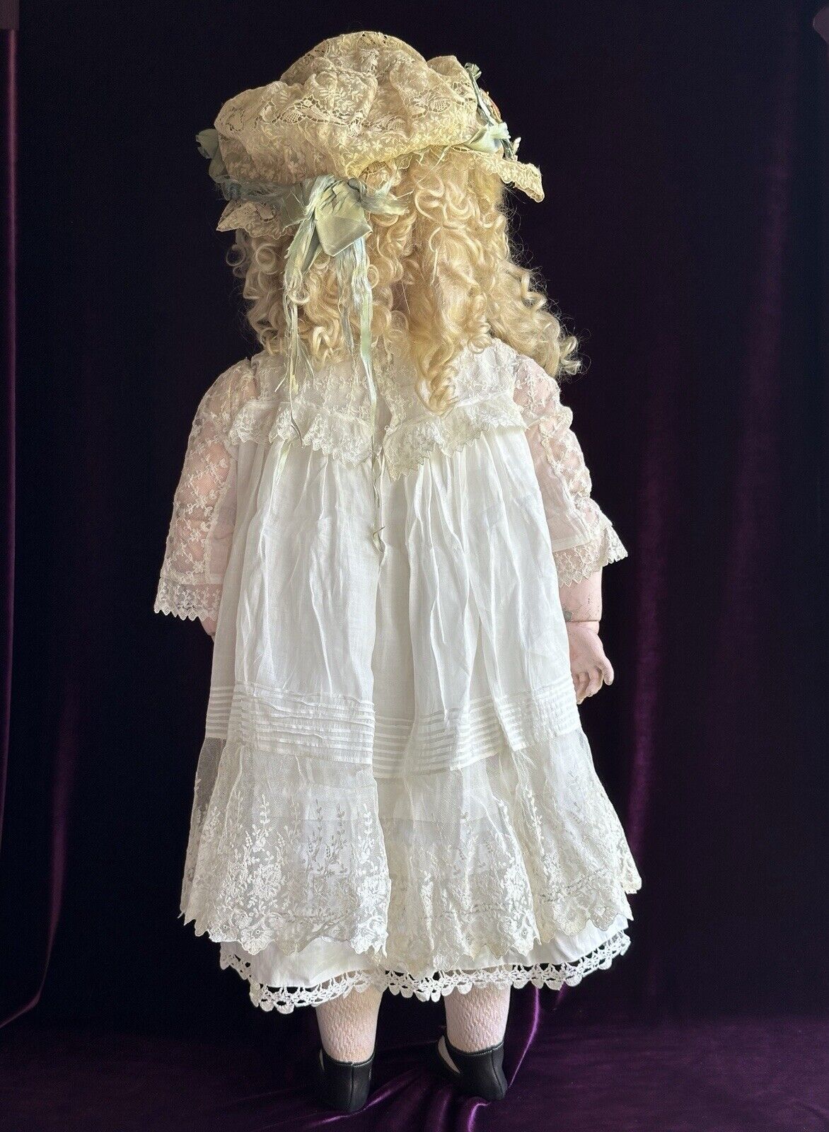 Large Antique German 31” Simon Halbig Kammer Reinhardt 80 Bisque Head Doll