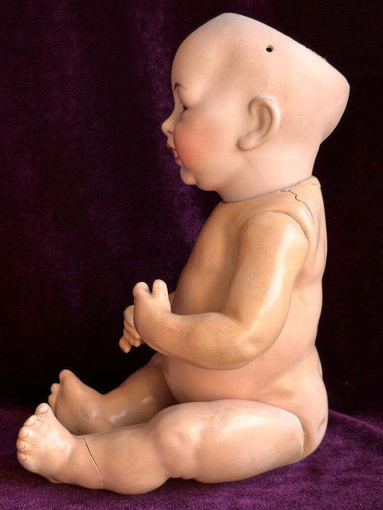 Antique German 12” JDK Kestner 211 Bisque Head Baby Doll Composition Body
