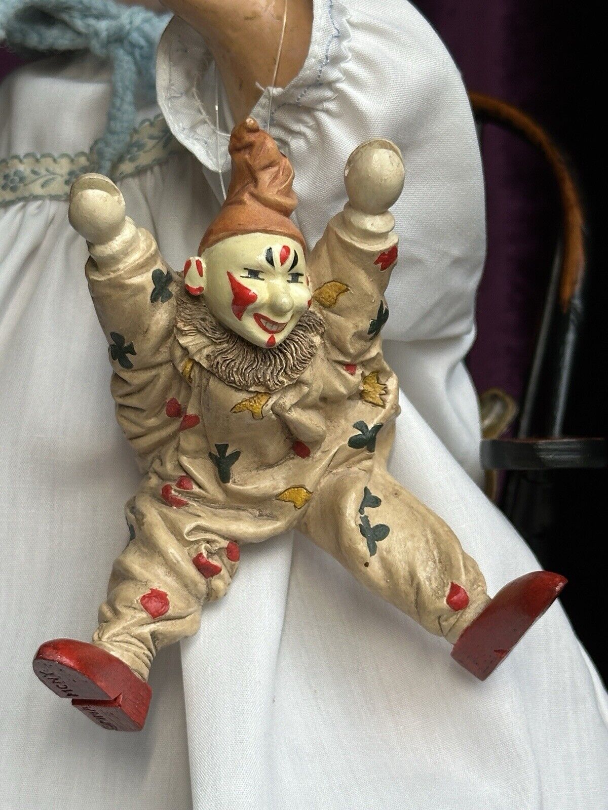 Antique American Schoenhut 14” Wood Baby Doll