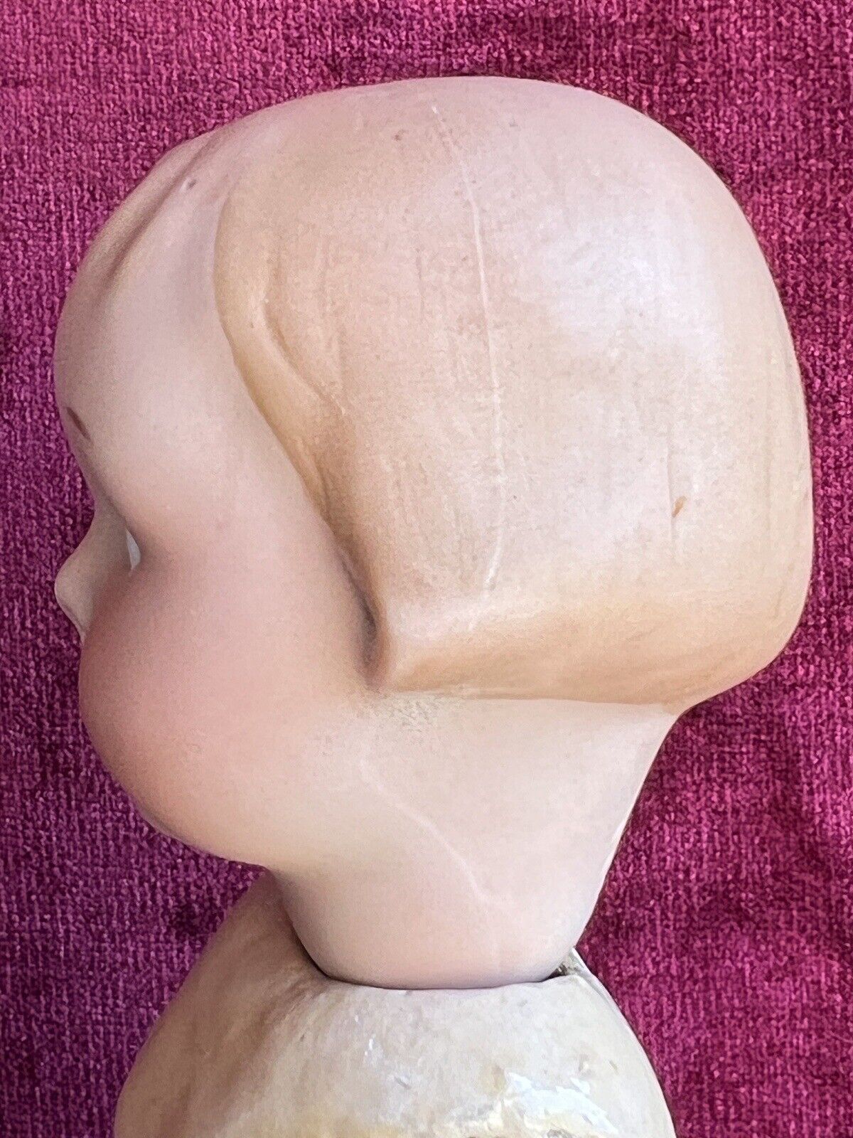 Antique German 11” Armand Marseille 210 Googly Eye Jointed Body Bisque Head Doll