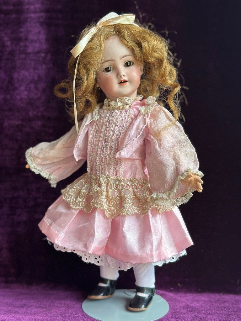 Antique German 14” Simon Halbig 1249 SANTA Bisque Head Doll