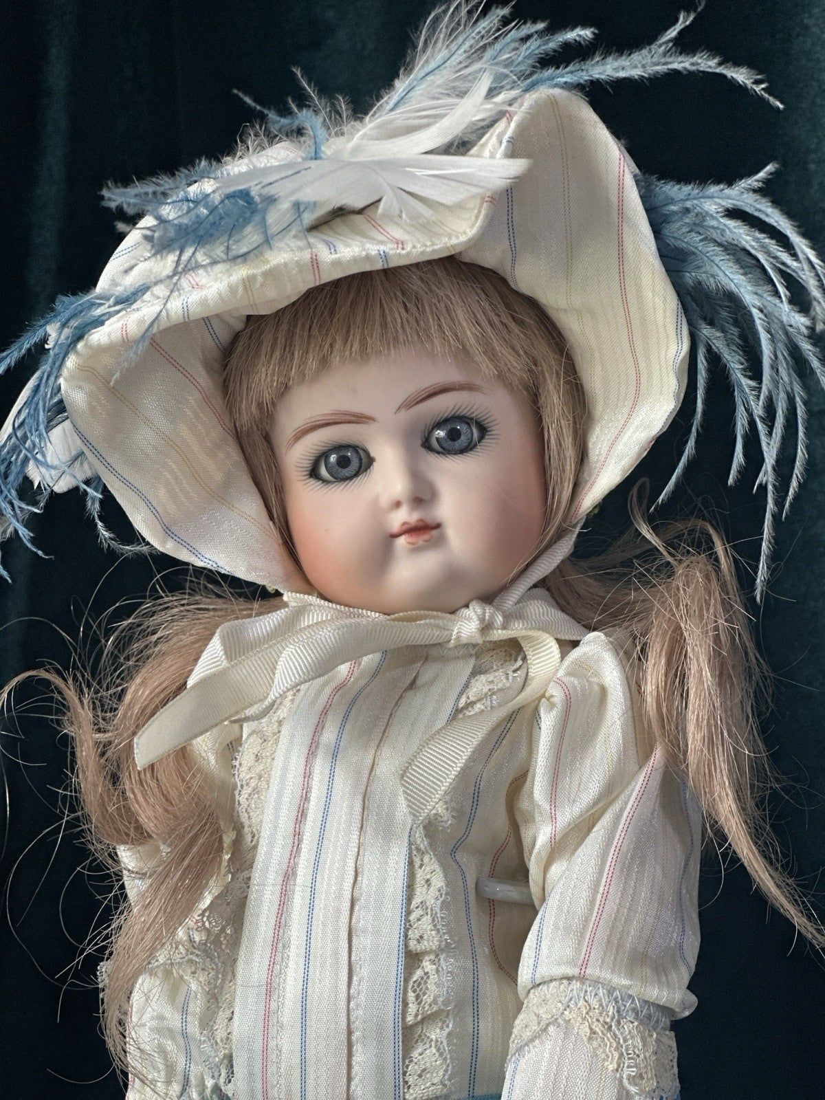 Artist Reproduction of Antique French 14” Doll Porcelain Head Seeley Body