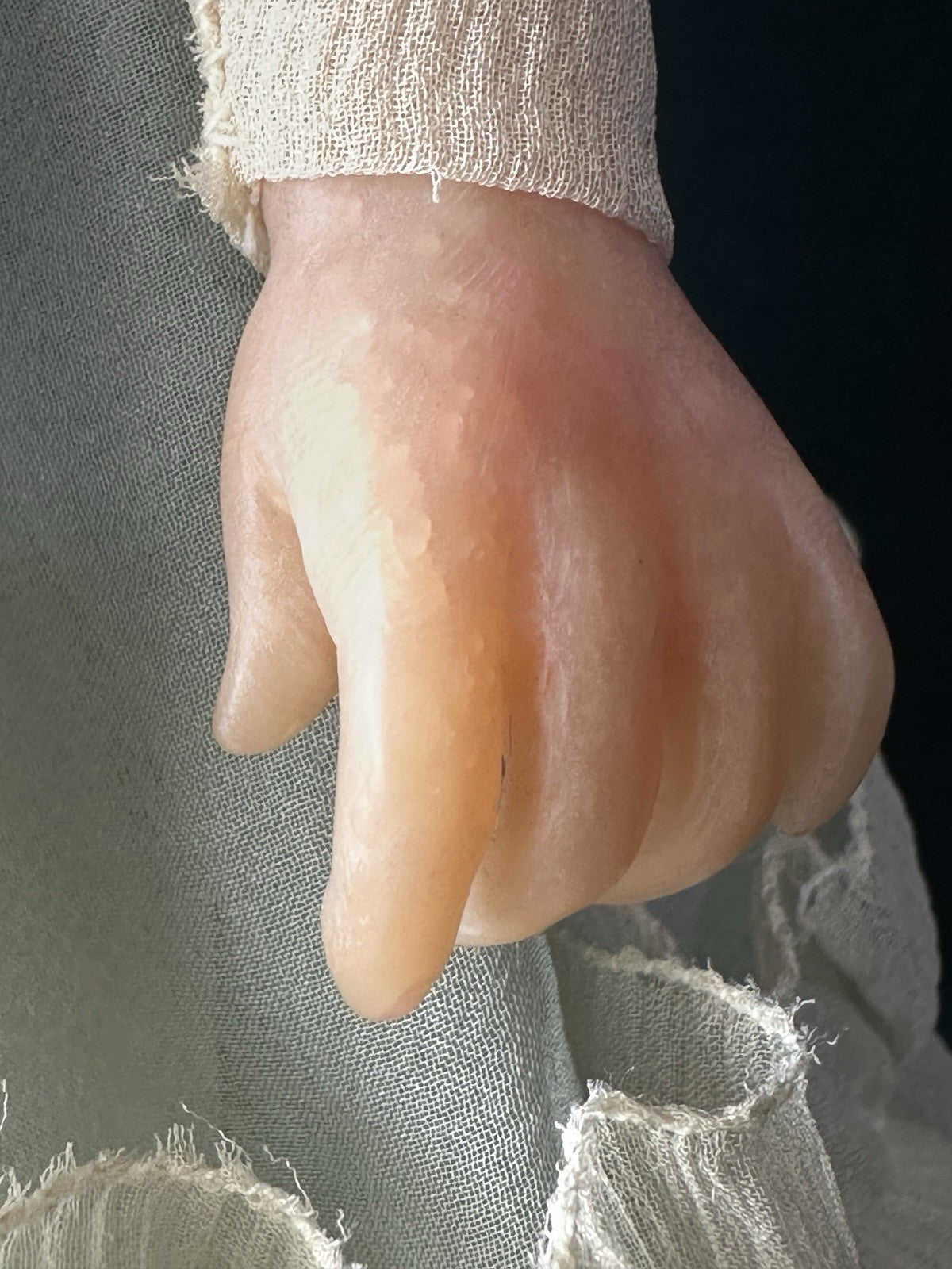 OOAK Collectible Polymer Fimo 15” Doll By Artist Edna Dali
