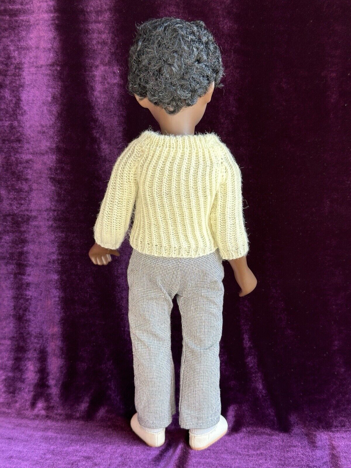 Collectible Vinyl Trendon Sasha Caleb 318 Boy Doll Made In England with Box