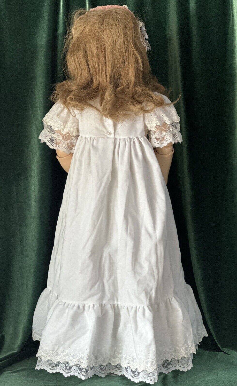 Rare Mold 1269 Dept by Simon Halbig Antique German 31” Doll Bisque Head