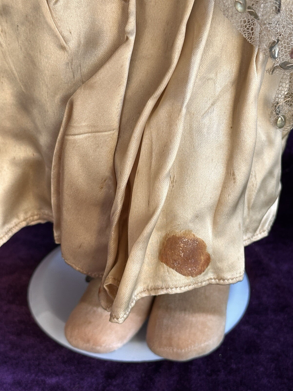 Vintage British Chad Valley 17” Cloth Felt Character Doll