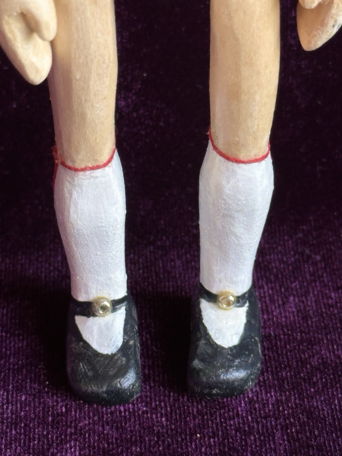 Lot of 2 Hand Carved Hitty Dolls by Natalie Cooper