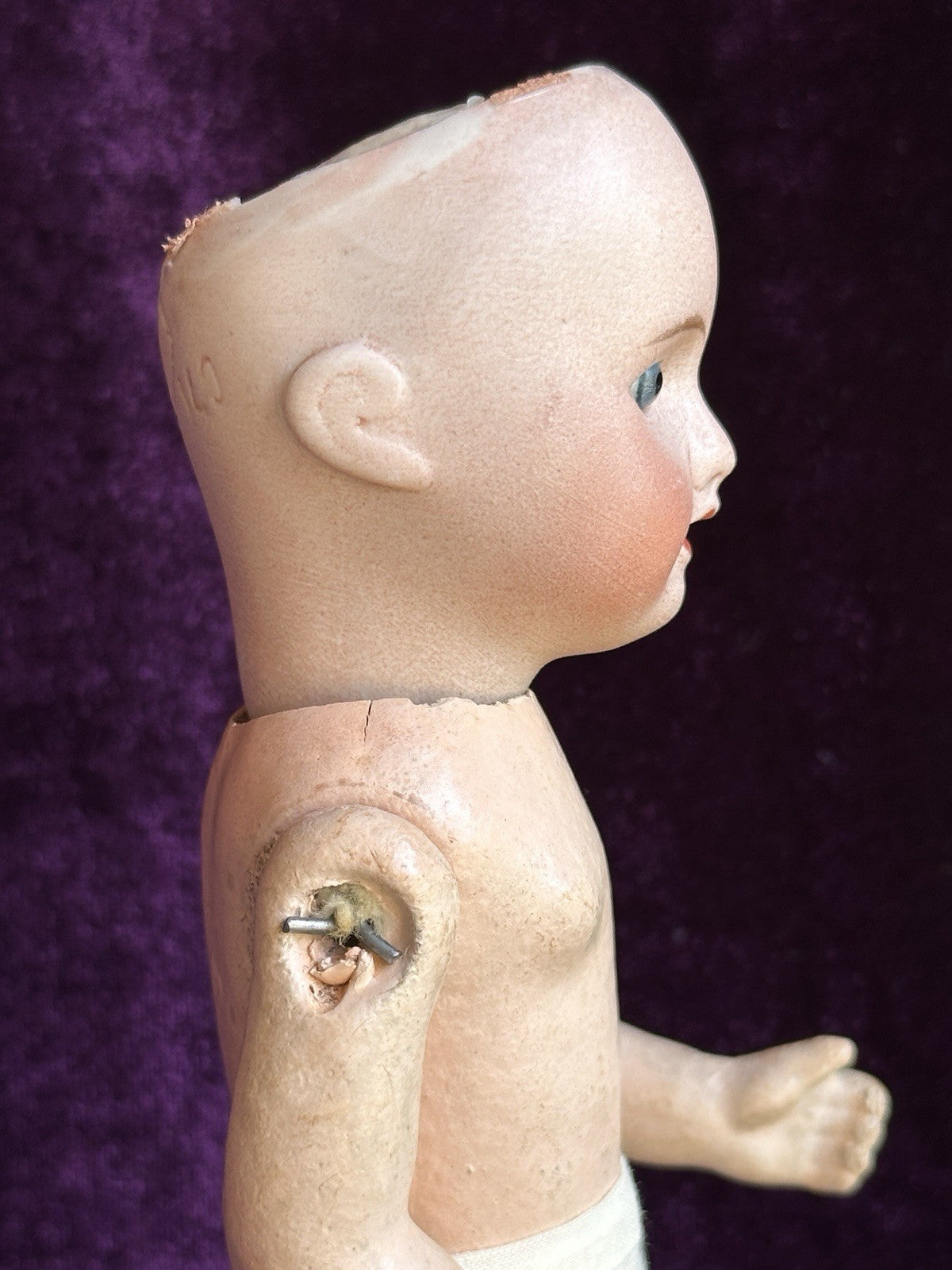 Antique French Petite 9” Unis France 60 Bisque Head Doll