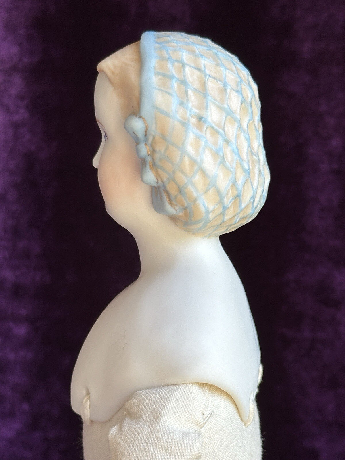 Vintage 16” Porcelain Victorian Reproduction of Parian Fashion Lady Doll