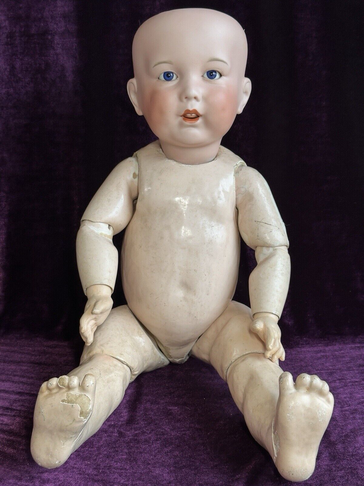 Lifesize Antique French 27” SFBJ 251 Toddler Character Doll