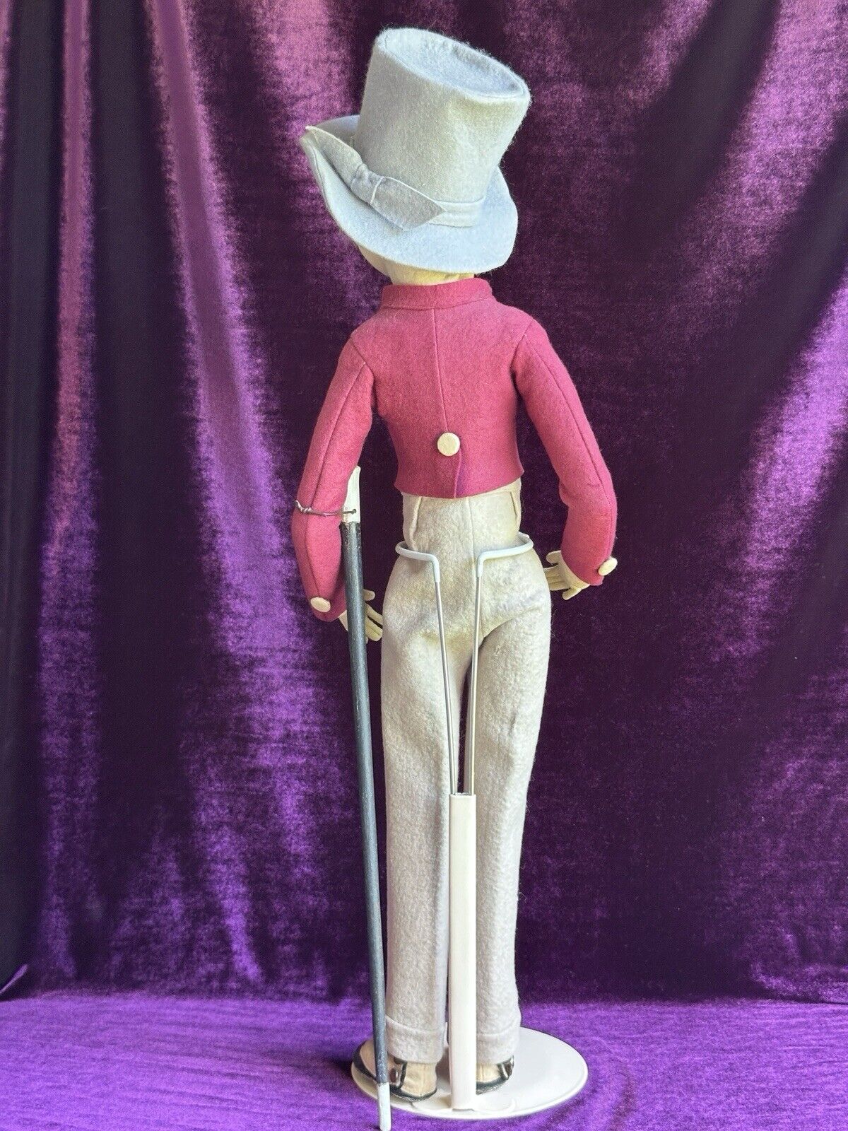 Vintage Italian Lenci Dandy Boudoir Charles Dickens Character Doll