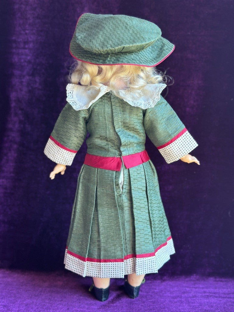 Antique German 18" Simon Halbig C.M. Bergmann Bisque Head Doll