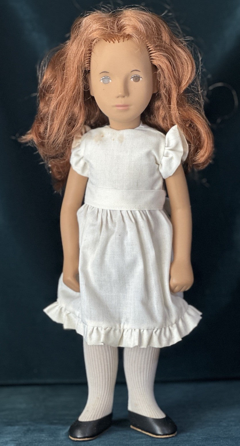 Collectible England Vinyl Sasha Auburn Hair 108 Party Dress Girl Doll