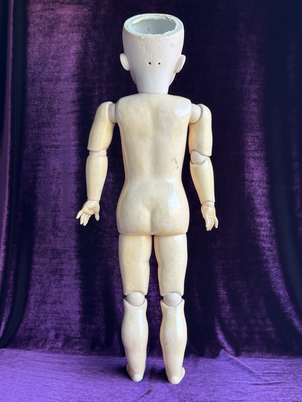 Rare Large Antique German 29” Kestner Dep 156 Bisque Head Child Doll