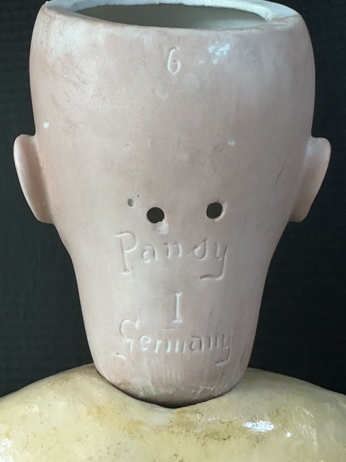Antique German 22” Doll Pansy I Bisque Head Composition Body