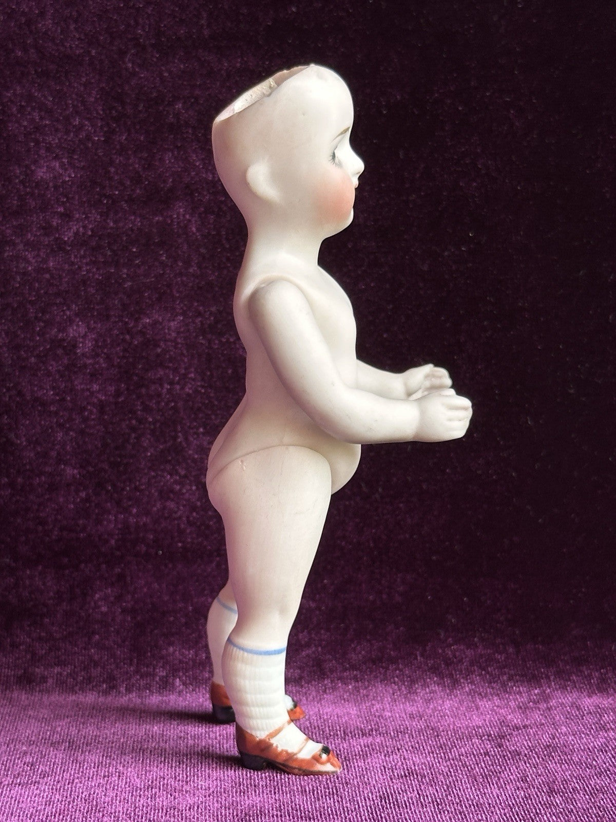 Antique German 5” Kestner 130 All Bisque Mignonette Doll Open Closed Mouth