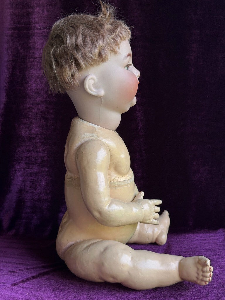 Antique German 24" Simon & Halbig Kammer & Reinhardt 126 Bisque Head Baby Doll