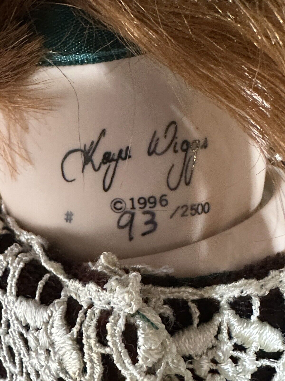 Kaye Wiggs Porcelain 22” Doll “Lana”