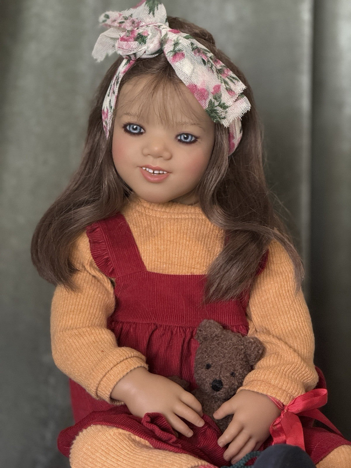 Collectible Vinyl Annette Himstedt 27 1/2” Georgi I Doll 1999 Limited Edition
